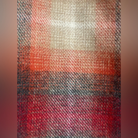 Terra Nostra 10 Wool Blend Plaid Skirt Red Tartan Dark Academia Mini - Picture 6 of 14